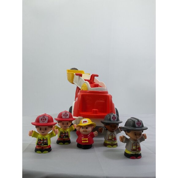 Fisher Price Little People Fire Truck & Figures Set - Picture 5 of 5